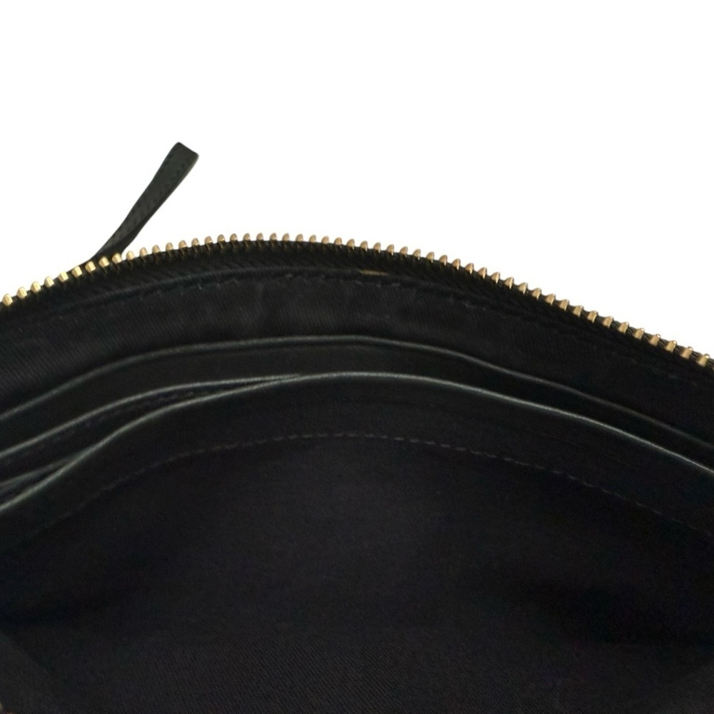 Ann Taylor Black Leather Elegant Wristlet Clutch Bag - Picture 6 of 9